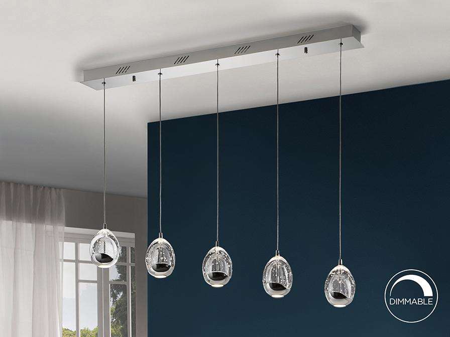 Lampadario Goldenegg Barra