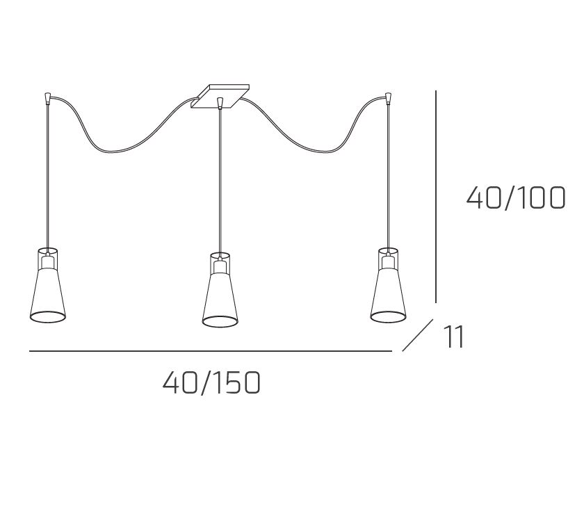 scheda cone 3 luci dec