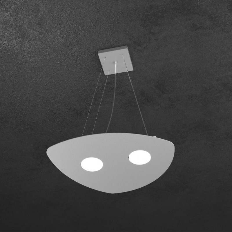 sosp shape 2 luci grigio