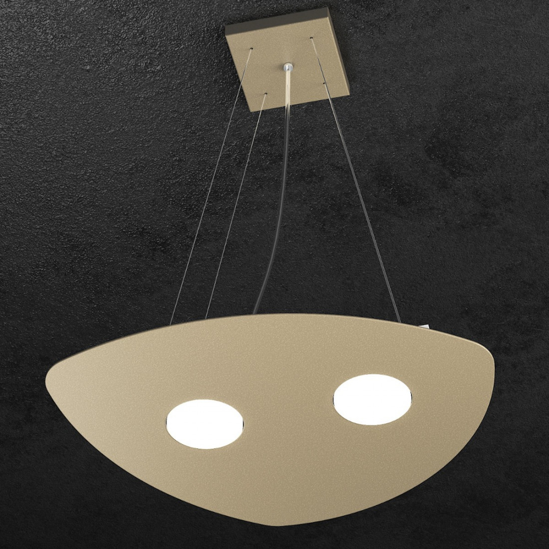 sosp shape 2 luci sabbia