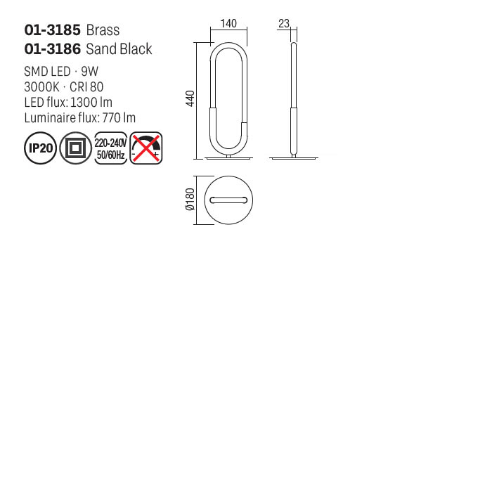 lumetto lation ottone
