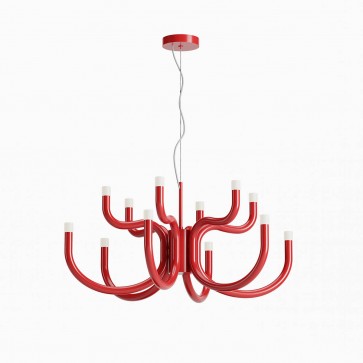 lamp luxor 75 rosso