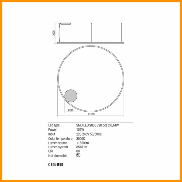 sosp orbit 150 scheda