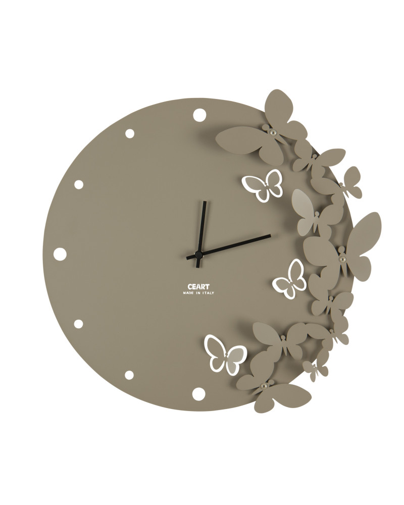 orologio-da-parete-farfalle-3d-in-danza-tortora