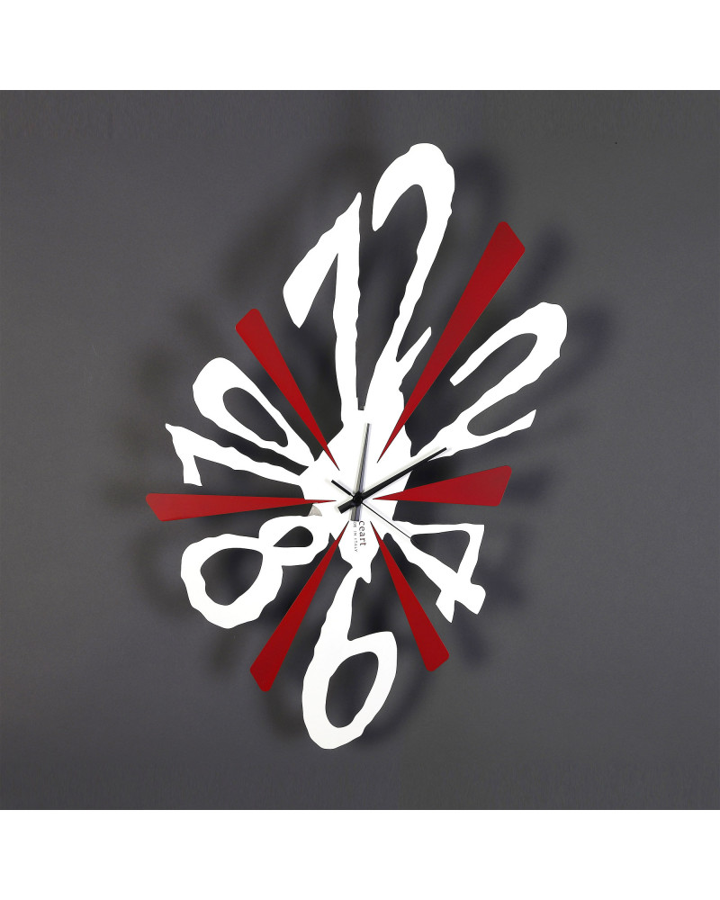 orologio-da-parete-flash-bianco-rosso
