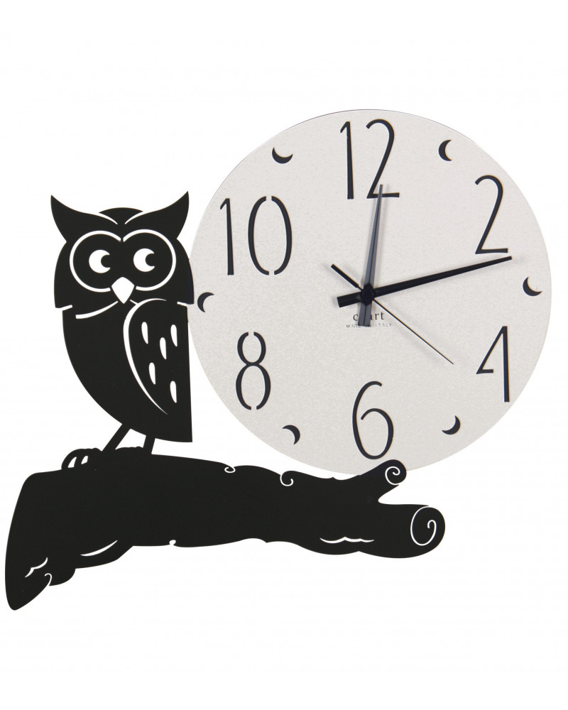 orologio-da-parete-gufo-nero