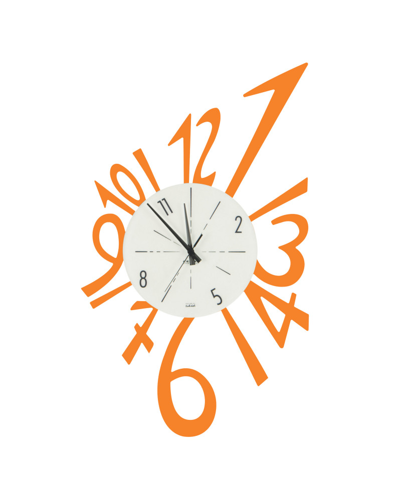 orologio-da-parete-numerico-piccolo-arancio