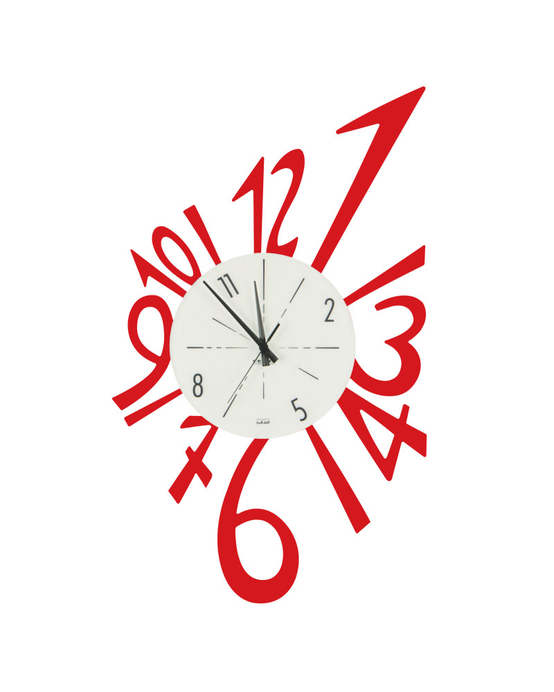 orologio-da-parete-numerico-piccolo-rosso