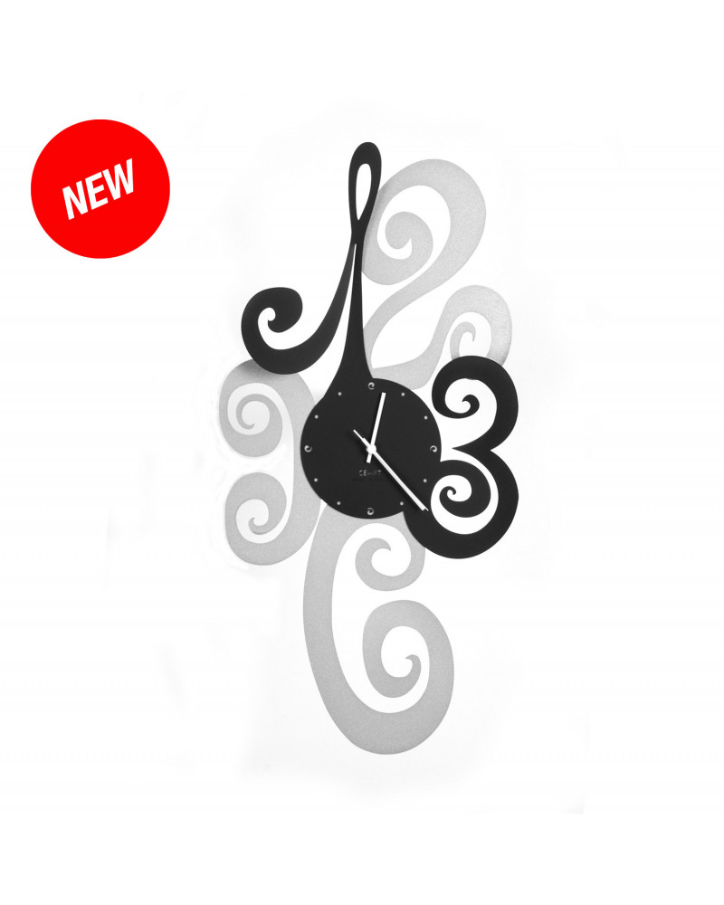 orologio-da-parete-ricciolo-argento