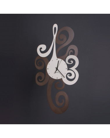 orologio-da-parete-ricciolo-bronzo