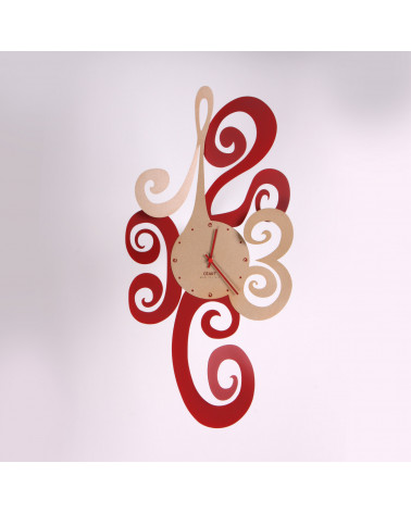 orologio-da-parete-ricciolo-rosso