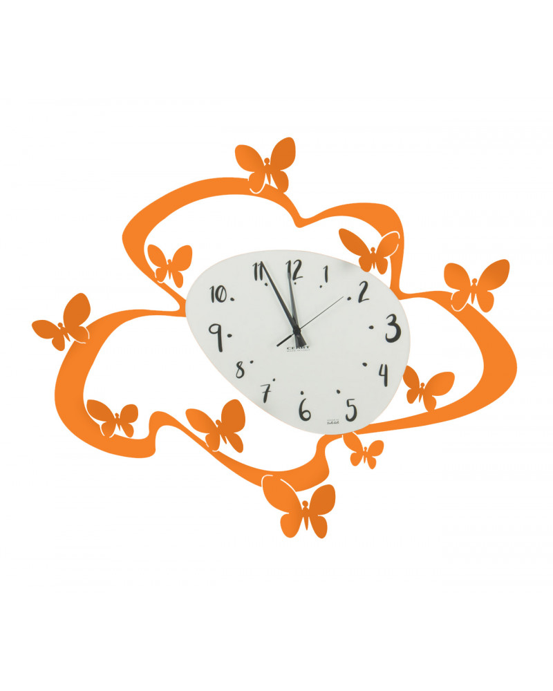 orologio-farfalle-arancio