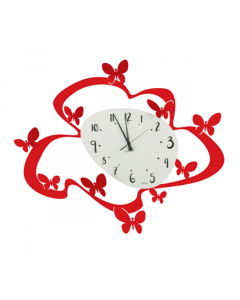 orologio-farfalle-rosso