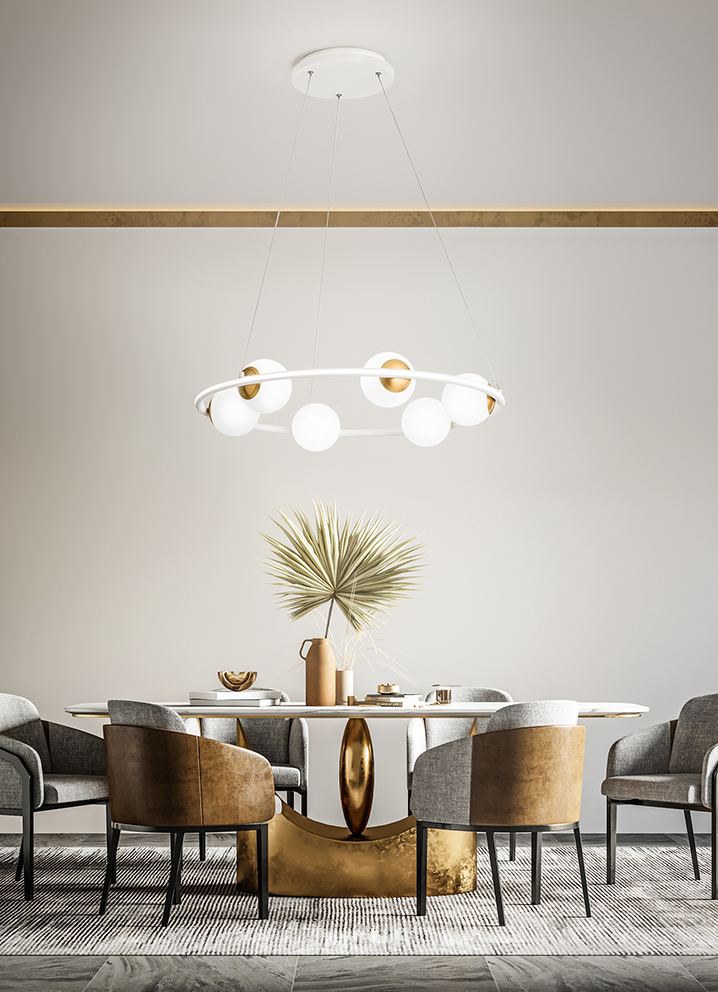 Interior Dining Room Wall Mockup