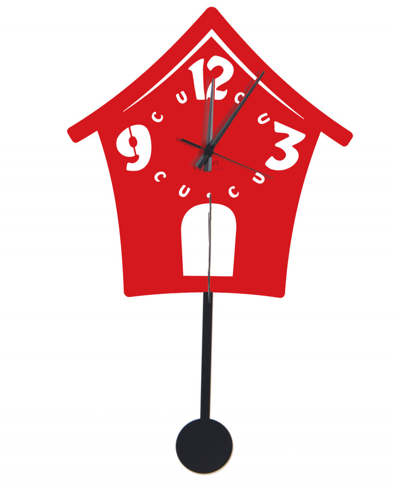 orologio-da-parete-cucu-rosso