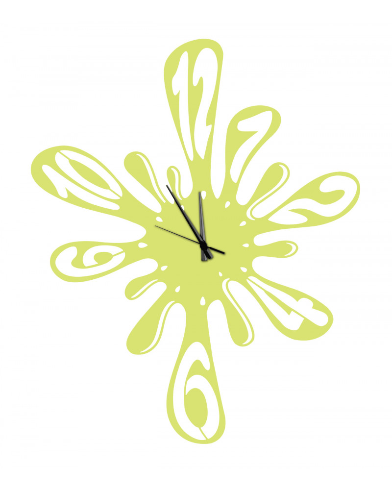 orologio-da-parete-schizzo-verde-mela