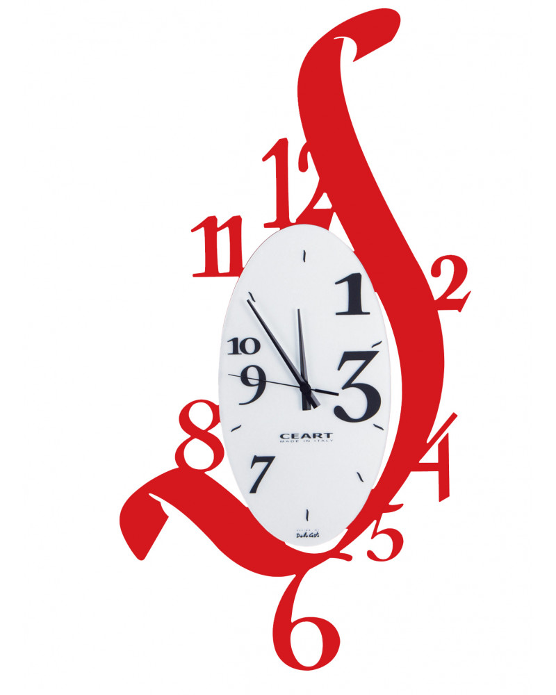 orologio-da-parete-solfeggio-rosso