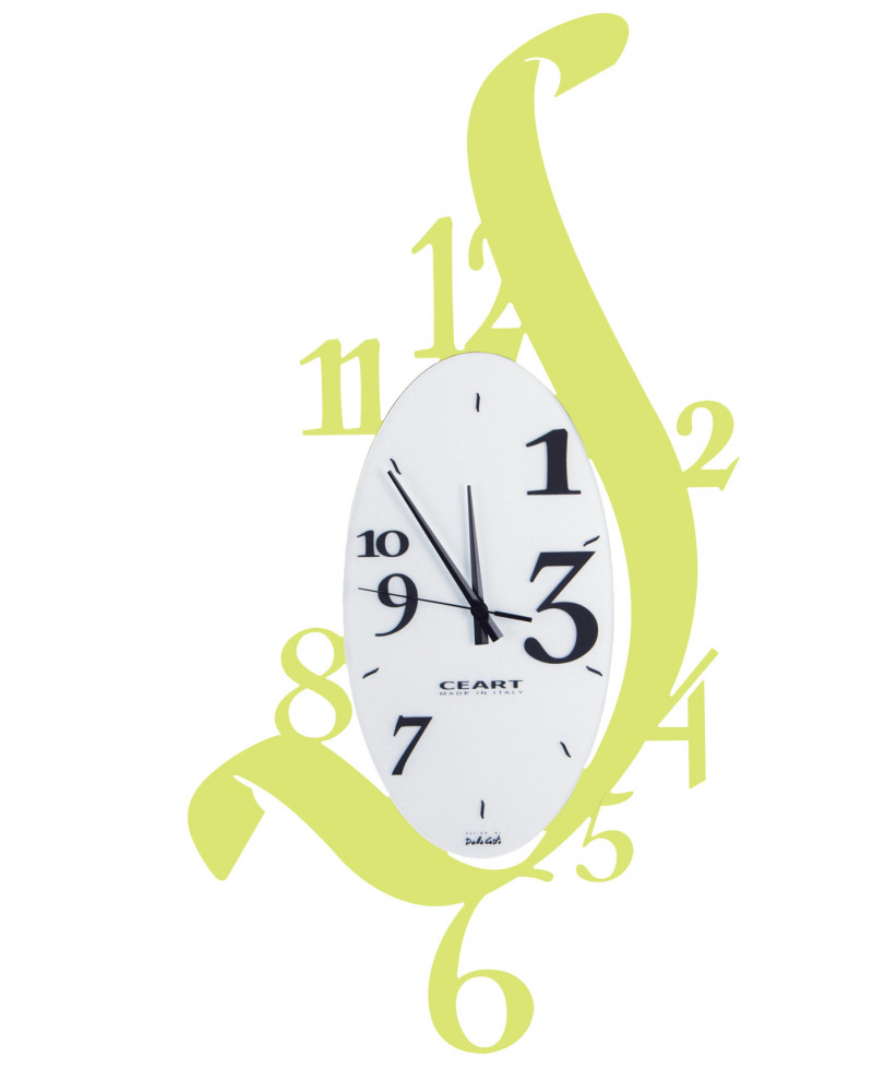 orologio-da-parete-solfeggio-verde-mela